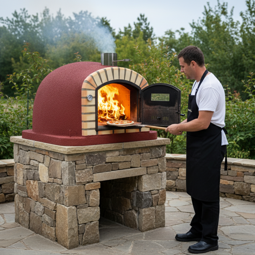 Four à Bois Maestro 100 cm – Four à Pizza Authentique
