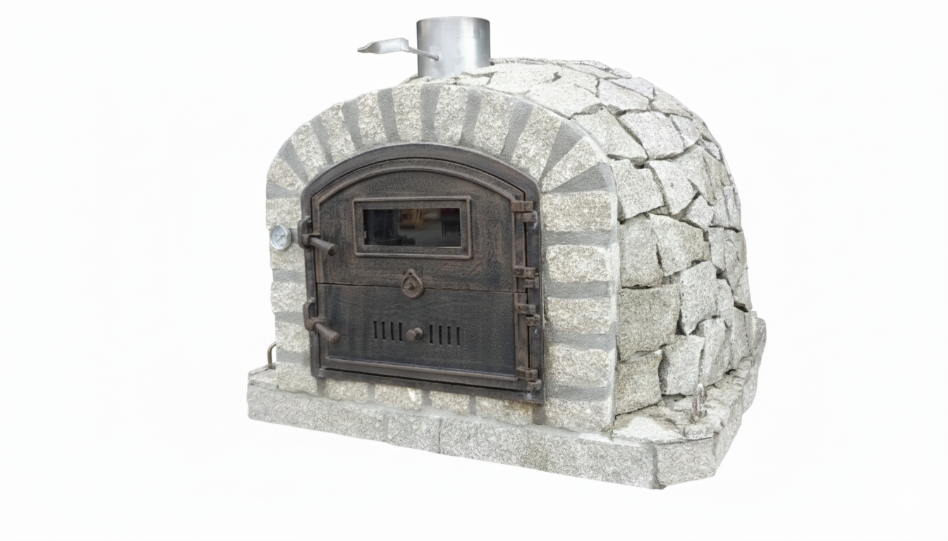 Four à Bois NERO 100 cm – Pierre Naturelle | Collection Premium