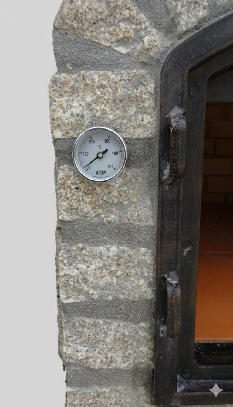 Four à Bois NERO 100 cm – Pierre Naturelle | Collection Premium