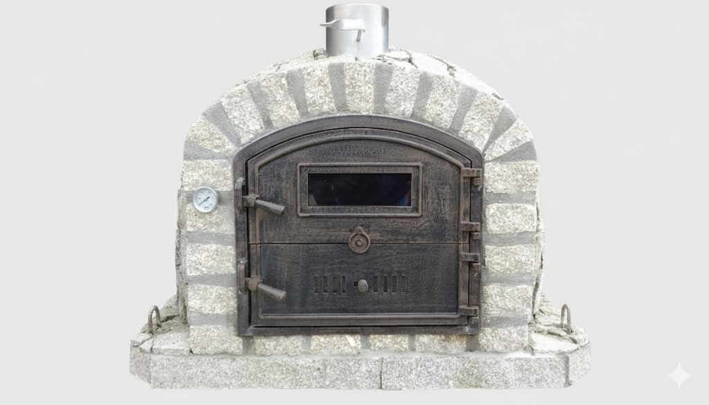 Four à Bois NERO 100 cm – Pierre Naturelle | Collection Premium
